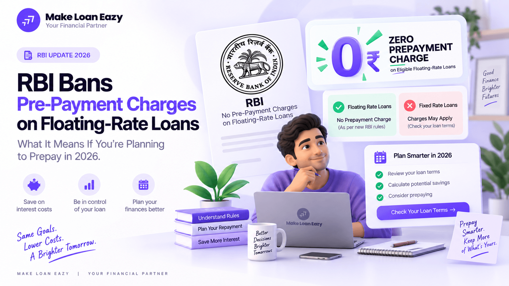 RBI Bans Pre-Payment Charges on Floating-Rate Loans: What It Means If You're Planning to Prepay in 2026